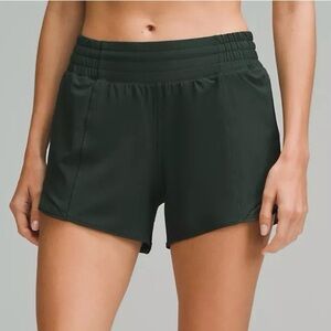 Lululemon Hotty Hot Short High Rise Long 4” Black Size 6 Never Worn